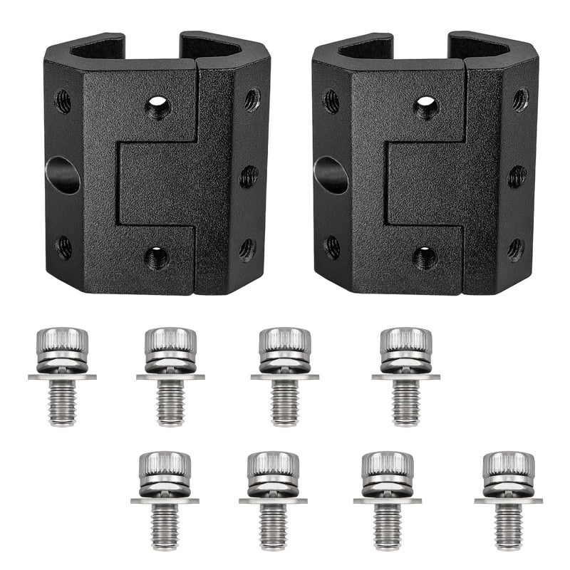BPOPO Rail Clip Compatible with Milwaukee Packout System Rails Universal Packout Rail Adapter Mounts-Side on Packout Rail Corner  Black - Image 1
